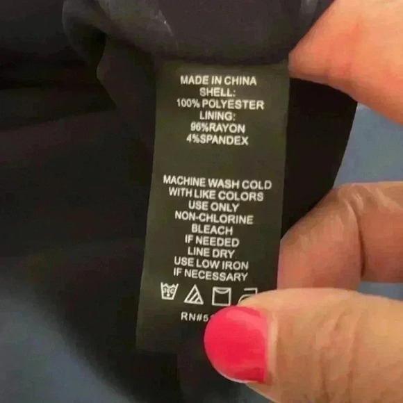 Vince Camuto dress size small in excellent condition black blue‎ and white color - Picture 8 of 8